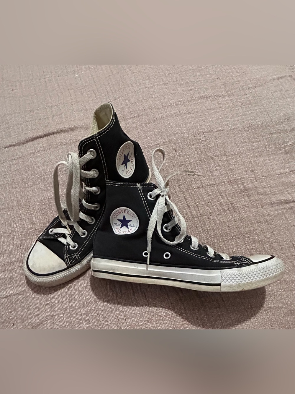Converse Chuck Taylor All Star High Top Sneakers - Black-Size 6